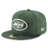 Men's New York Jets New Era Green 2016 Sideline Official 59FIFTY Fitted Hat 2419604